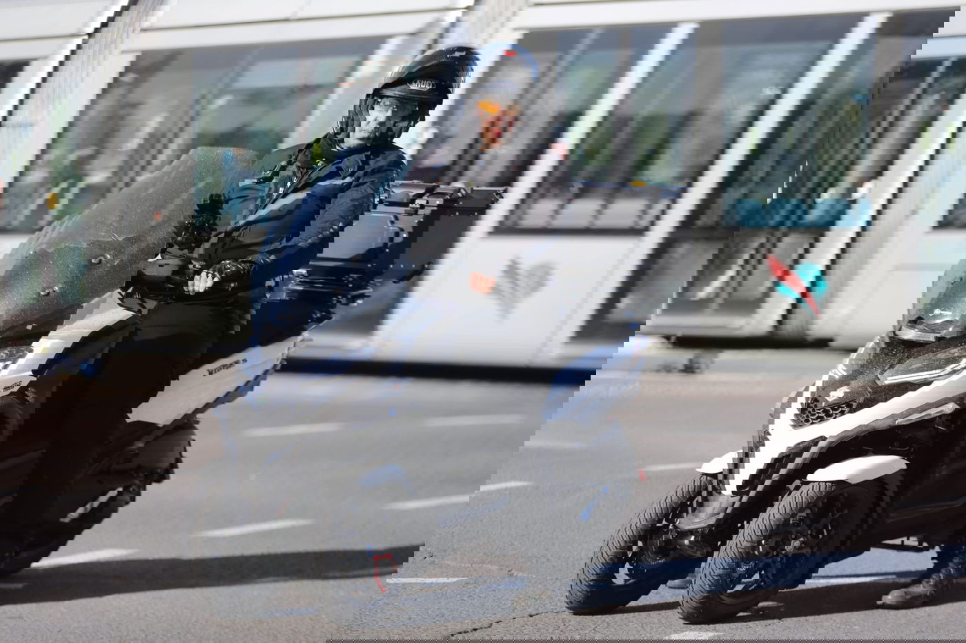 פעילות השוטרים במרתון ירושלים 