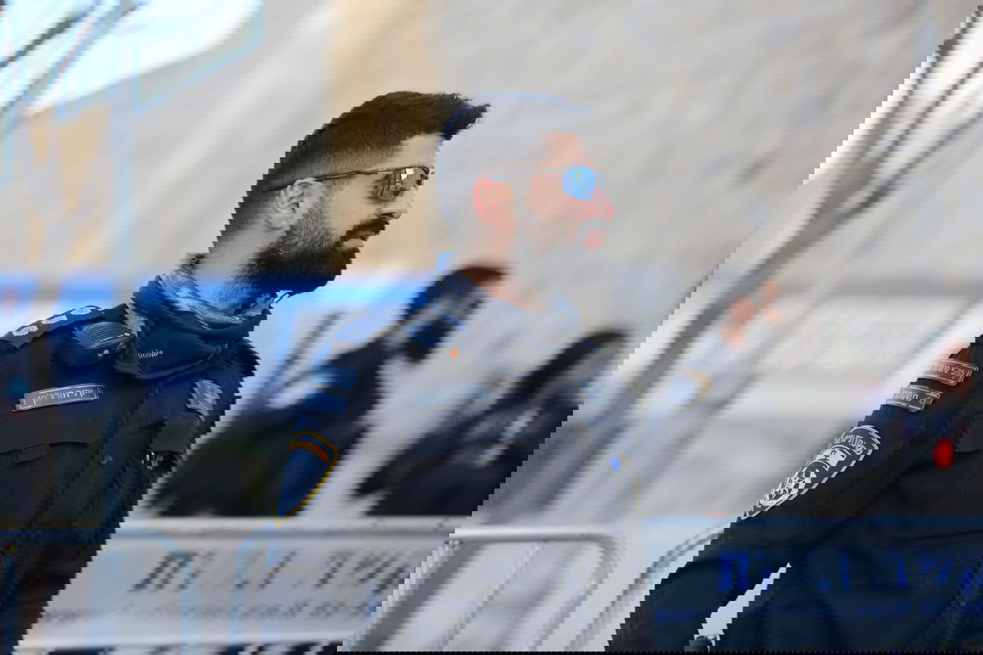 פעילות השוטרים במרתון ירושלים 