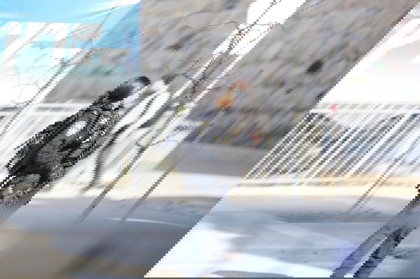 פעילות השוטרים במרתון ירושלים 