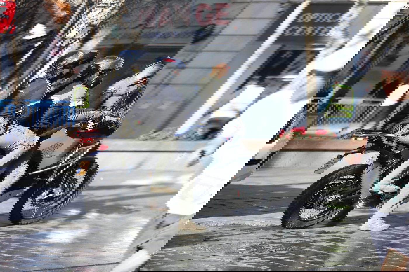 פעילות השוטרים במרתון ירושלים 