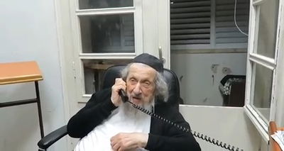 "הלו? אני שמעתי את הבשורה הגדולה" | כך בירך ראש הישיבה את גרינברג