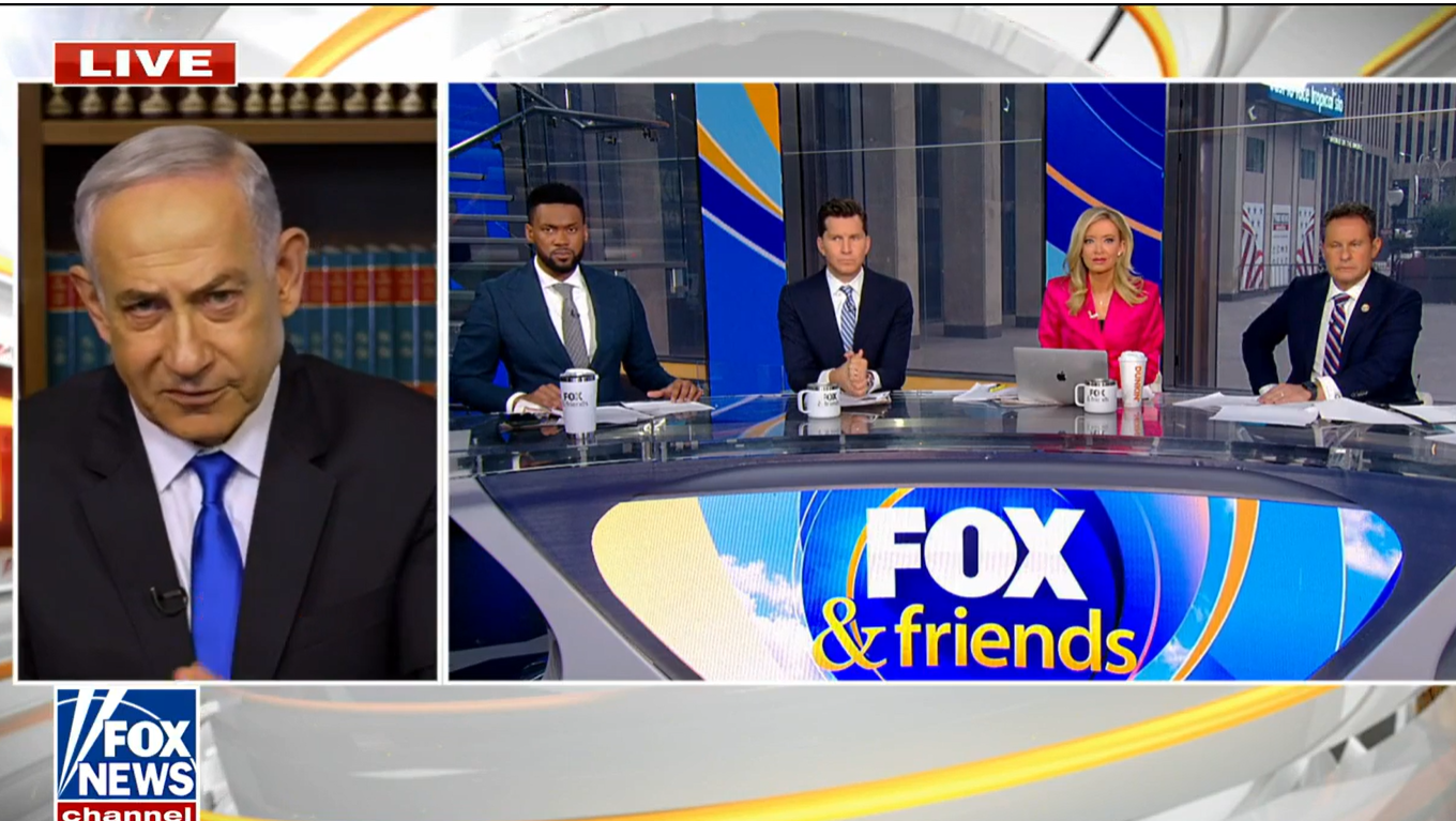 נתניהו בראיון, היום 