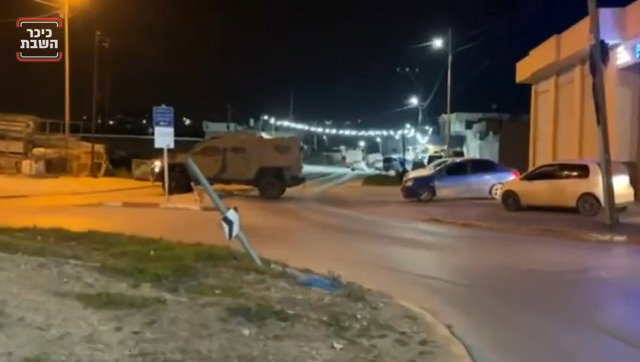 זירת חיסול המחבל אתמול (שני)