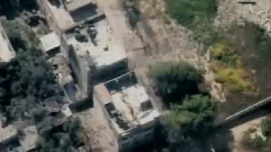 תיעוד מהתקיפות ברצועת עזה