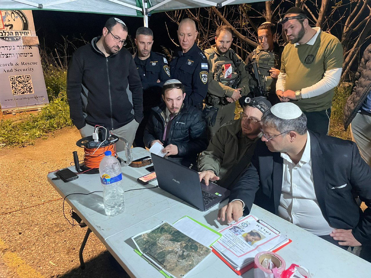 בן גביר הצטרף לחיפושים אחר הילדה היימנוט קסאו | צפו