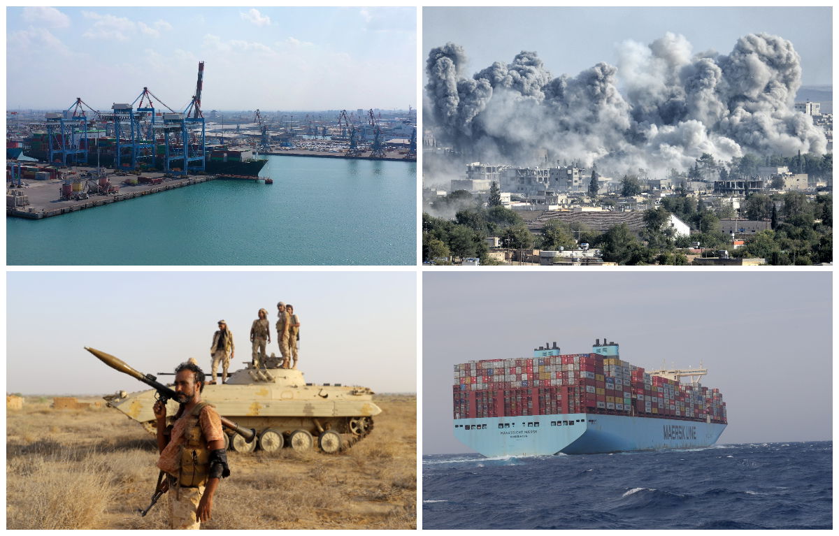 הפצצות על עזה, נמל אשדוד, ספינה בים האדום, חייל חות'י