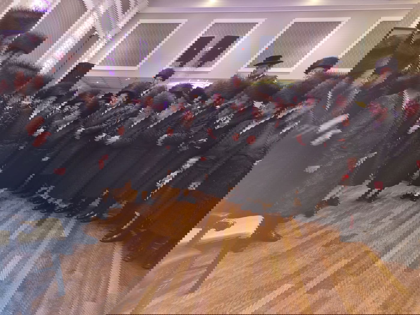 הרבי מסערט ויז'ניץ בחתונה בארה"ב