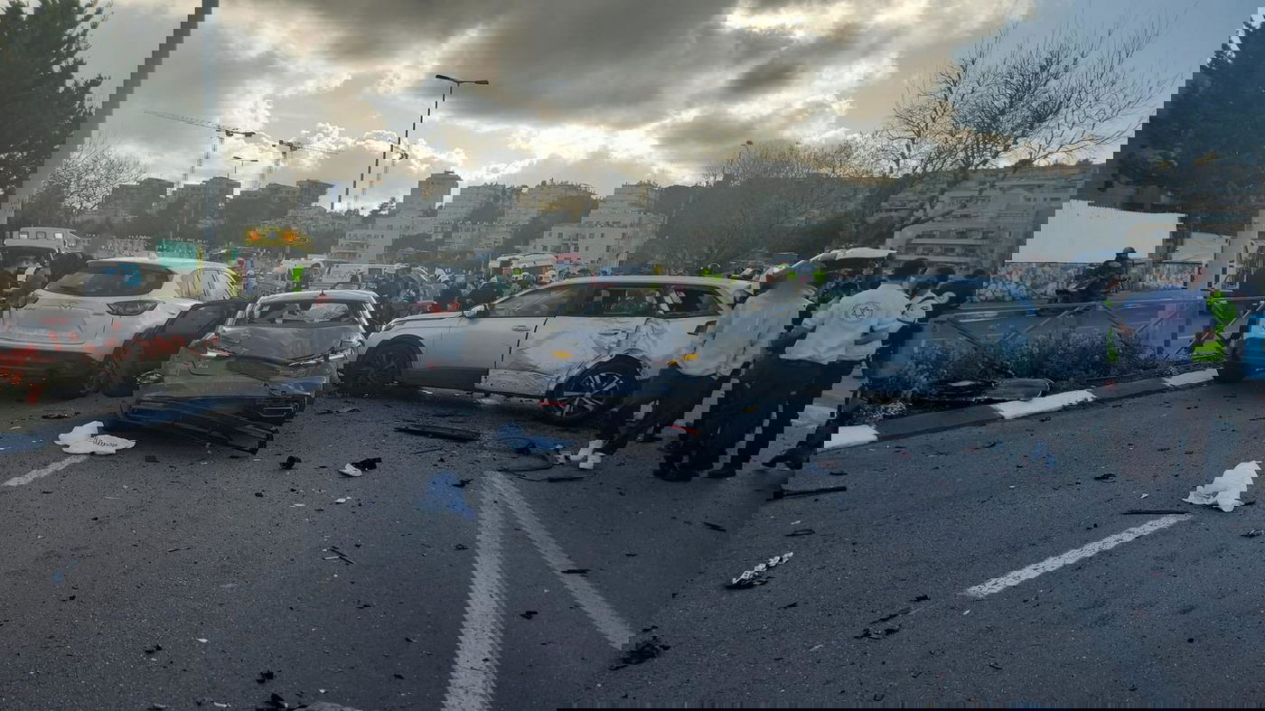 זירת התאונה