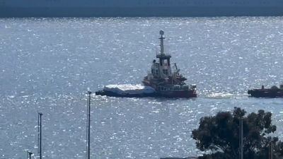 הספינה העמוסה בעזה 