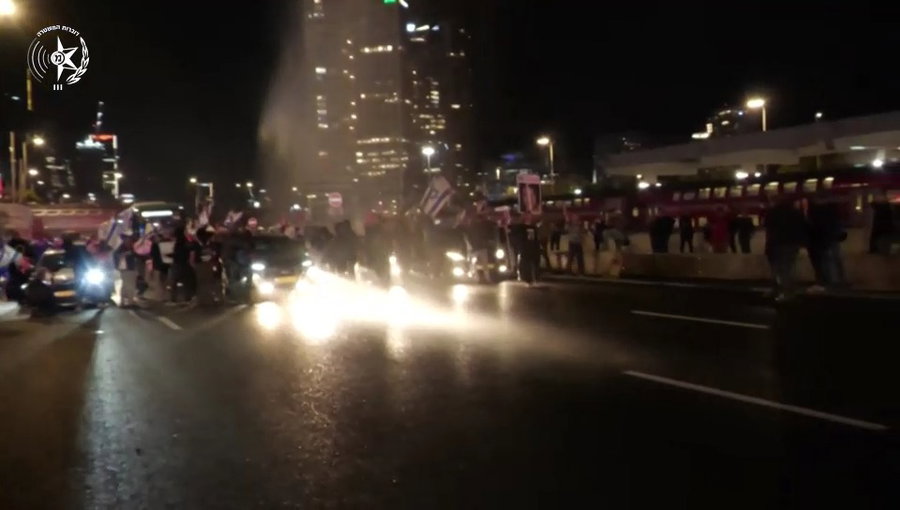 ההפגנות הערב בתל אביב