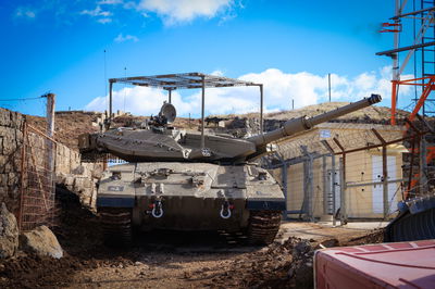 טנק ישראלי בגבול סוריה