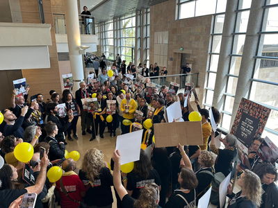 משפחות חטופים בכנסת