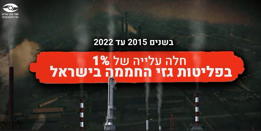 כשלי ממשלת ישראל ביחס למשבר האקלים. זיהום אוויר בתל אביב / אילוסטרציה