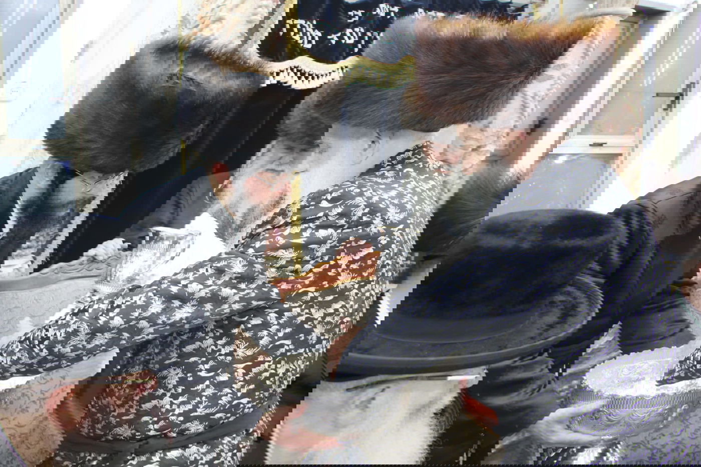 שמחת ההילולה והשבע ברכות בחצר הקודש בוטשאן