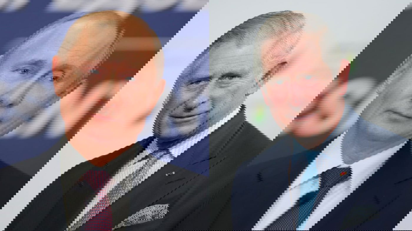 מלך בריטניה ונשיא רוסיה