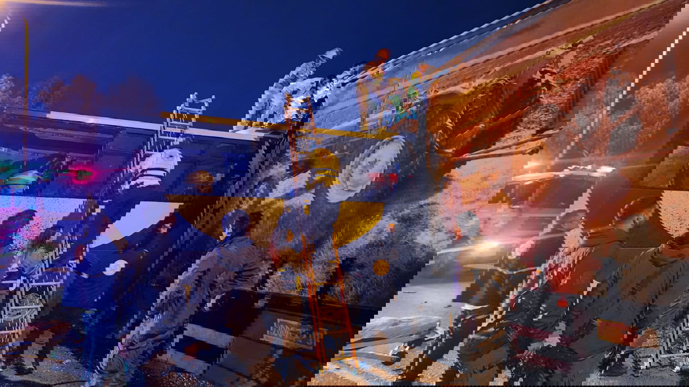 מאמצי החילוץ בזירת התאונה בכביש 241 סמוך לצומת אורים