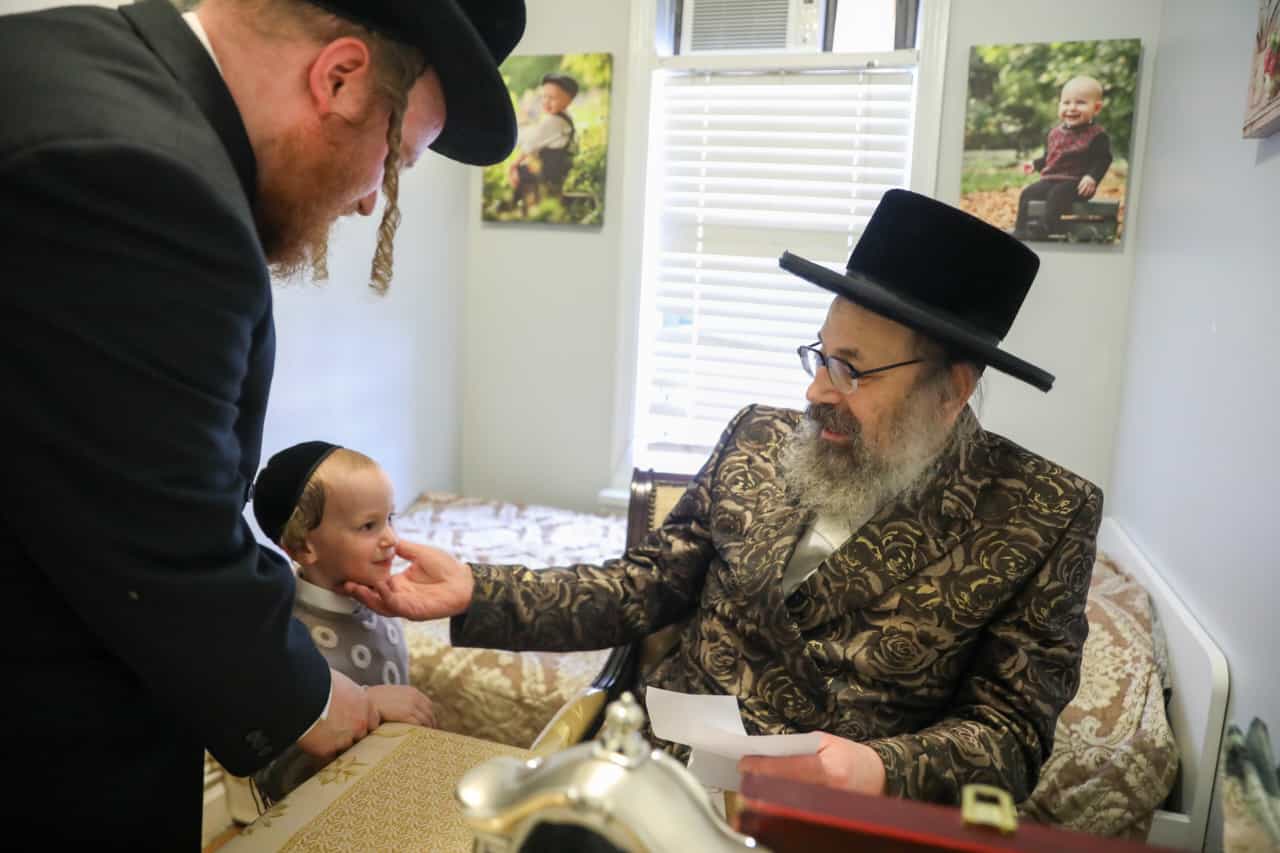 האדמו"ר מוויזשניץ לונדון בארה"ב