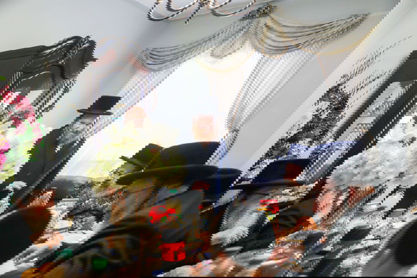 האדמו"ר מוויזשניץ לונדון בארה"ב