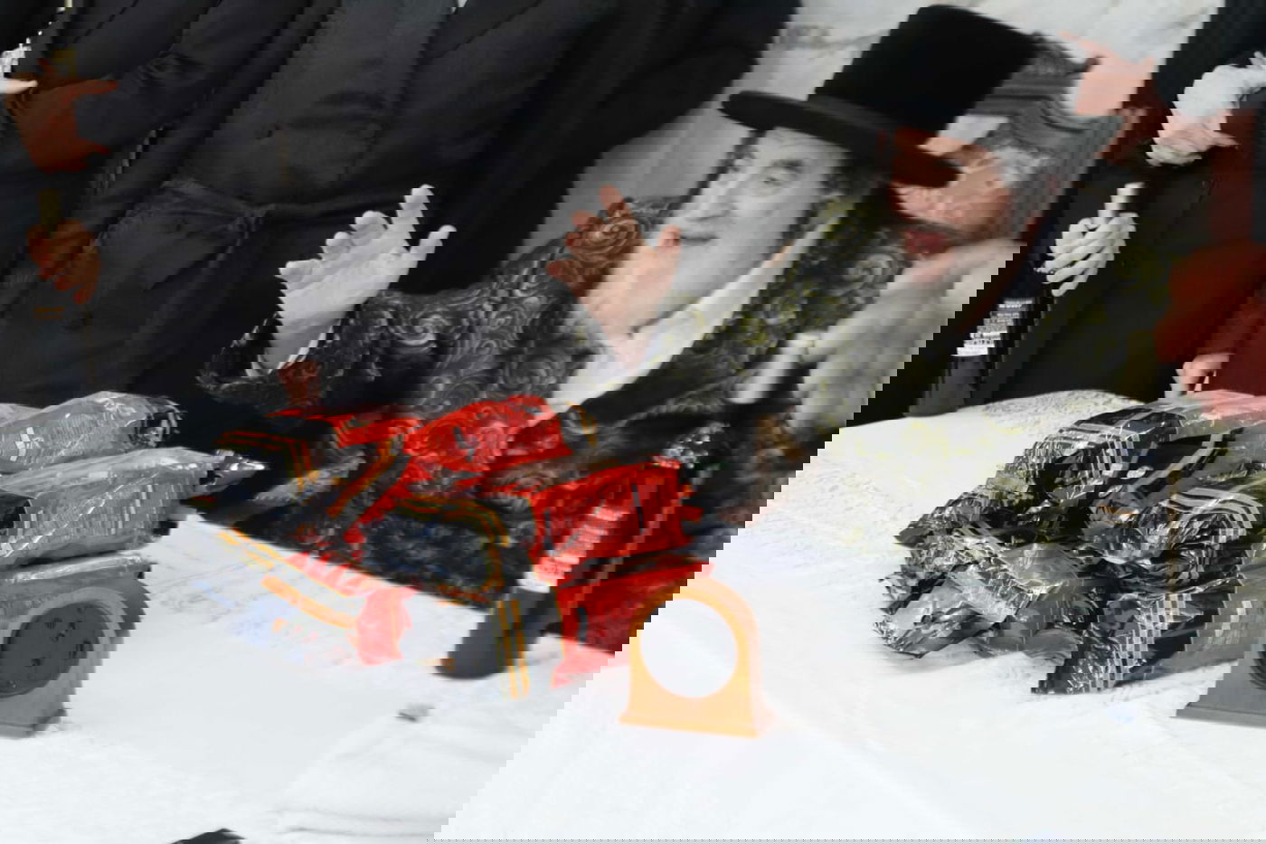 ביקור האדמו"ר מויזניץ עם בנו הרה"צ רבי חיים מאיר הגר בת"ת ויז'ניץ בבני ברק