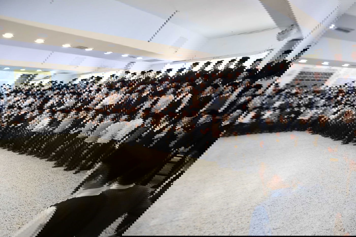 ביקור האדמו"ר מויזניץ עם בנו הרה"צ רבי חיים מאיר הגר בת"ת ויז'ניץ בבני ברק