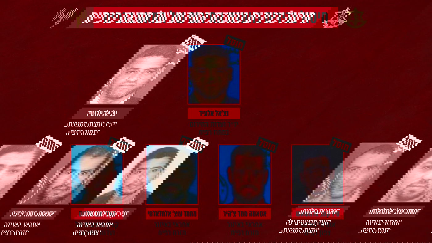 מצורפת תמונה של המחוסלים