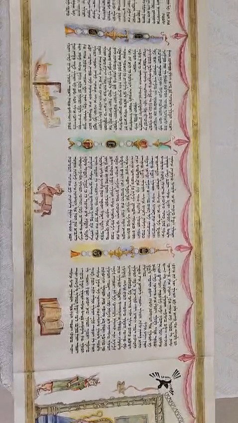 מבט על המגילה המרהיבה 