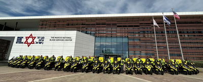 האופנועים החדשים ישמשו גם את כונני מד"א המתנדבים בארגוני ההצלה הפרוסים ברחבי הארץ ופועלים בחסותה המקצועית של מד"א