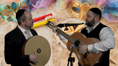 הרב אלעד גרין ואלדד לוי מקבלים את חג הפורים | צפו