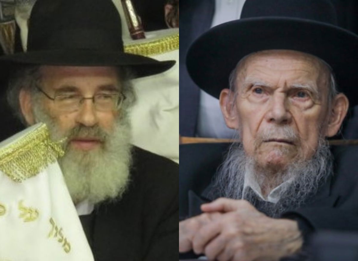 מרן הגרי"ג זצוקל ויבדלחט"א הגרב"ד דיסקין