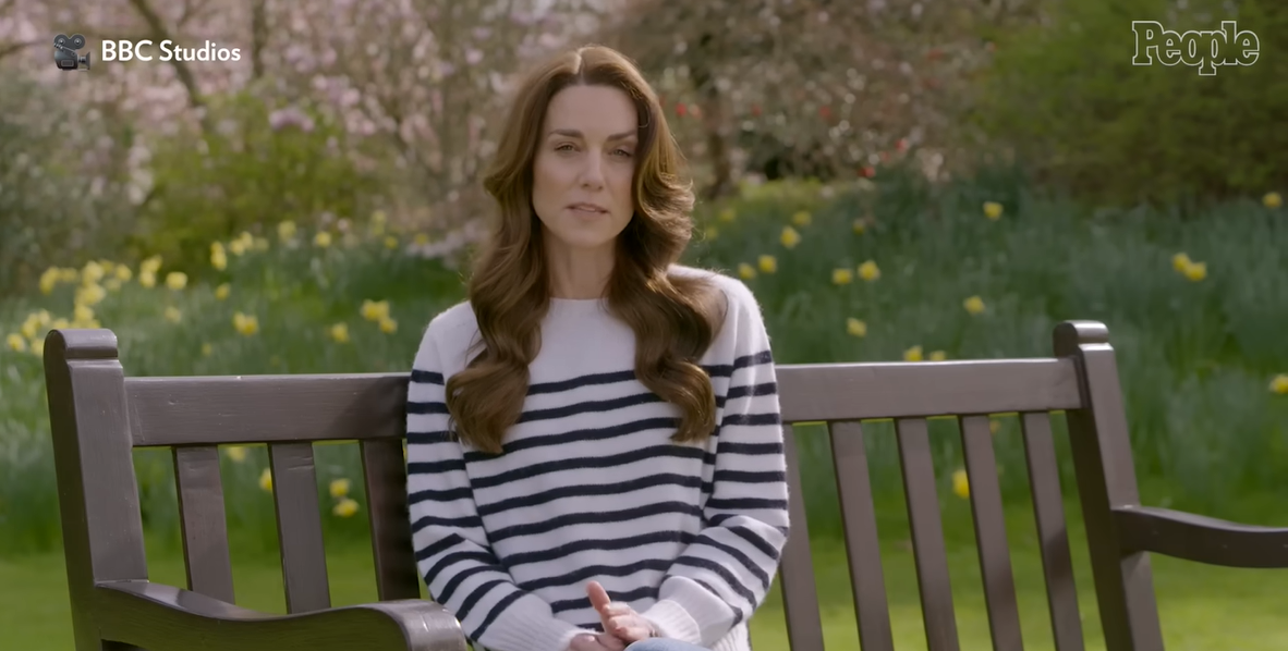 הנסיכה קייט מידלטון בהודעה לציבור