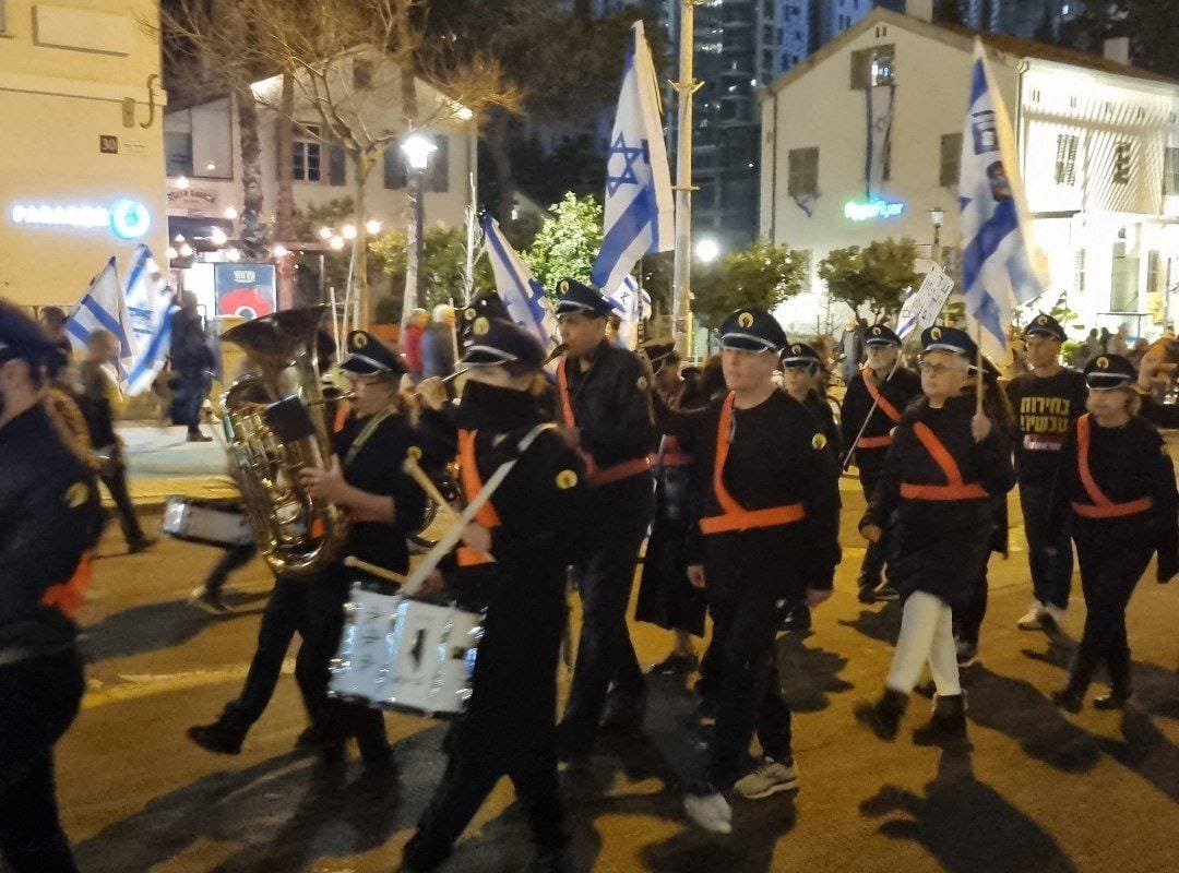 המפגינים הערב בקפלן ת"א