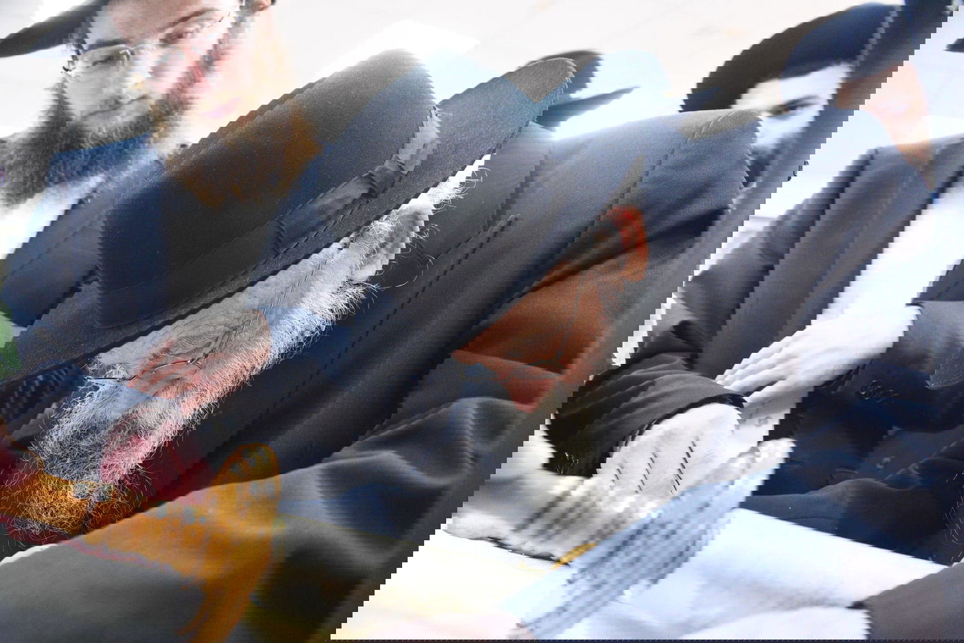 קריאת המגילה בליל פורים בבני ברק