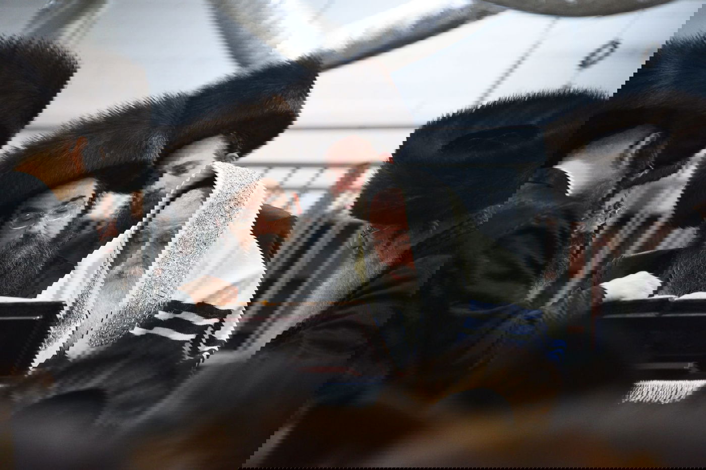 קריאת המגילה בליל פורים בבני ברק