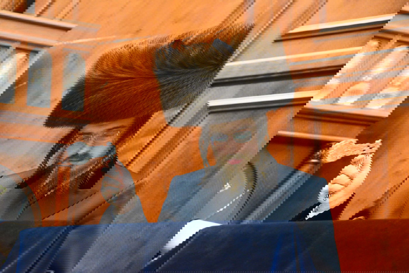 קריאת המגילה בליל פורים בבני ברק