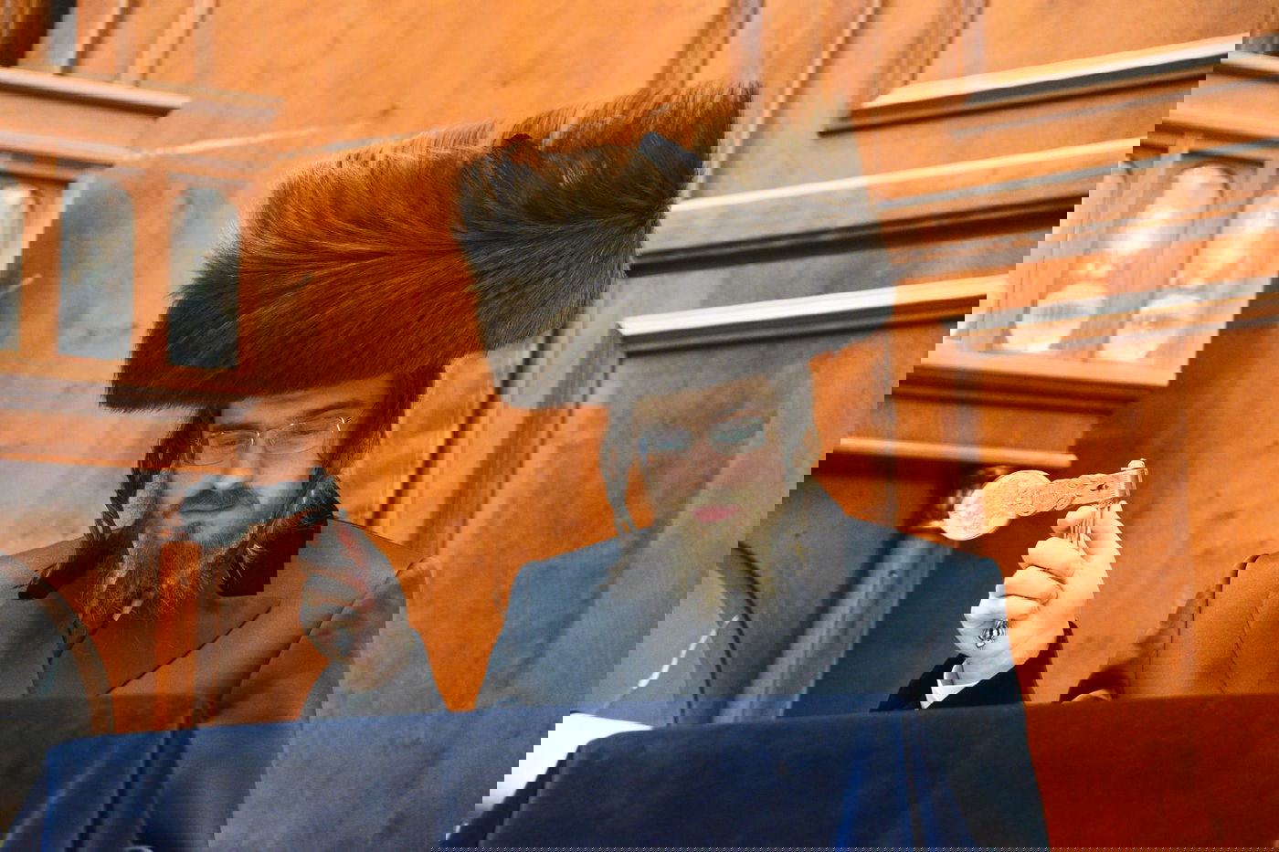 קריאת המגילה בליל פורים בבני ברק