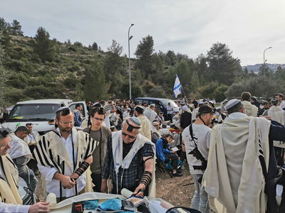 תיעוד מקריאת המגילה