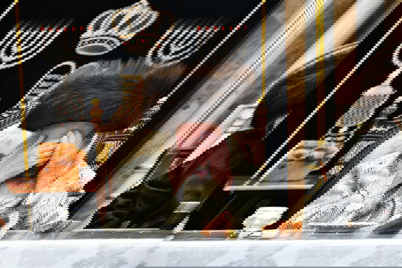 טיש פורים בחצר הקודש דעעש