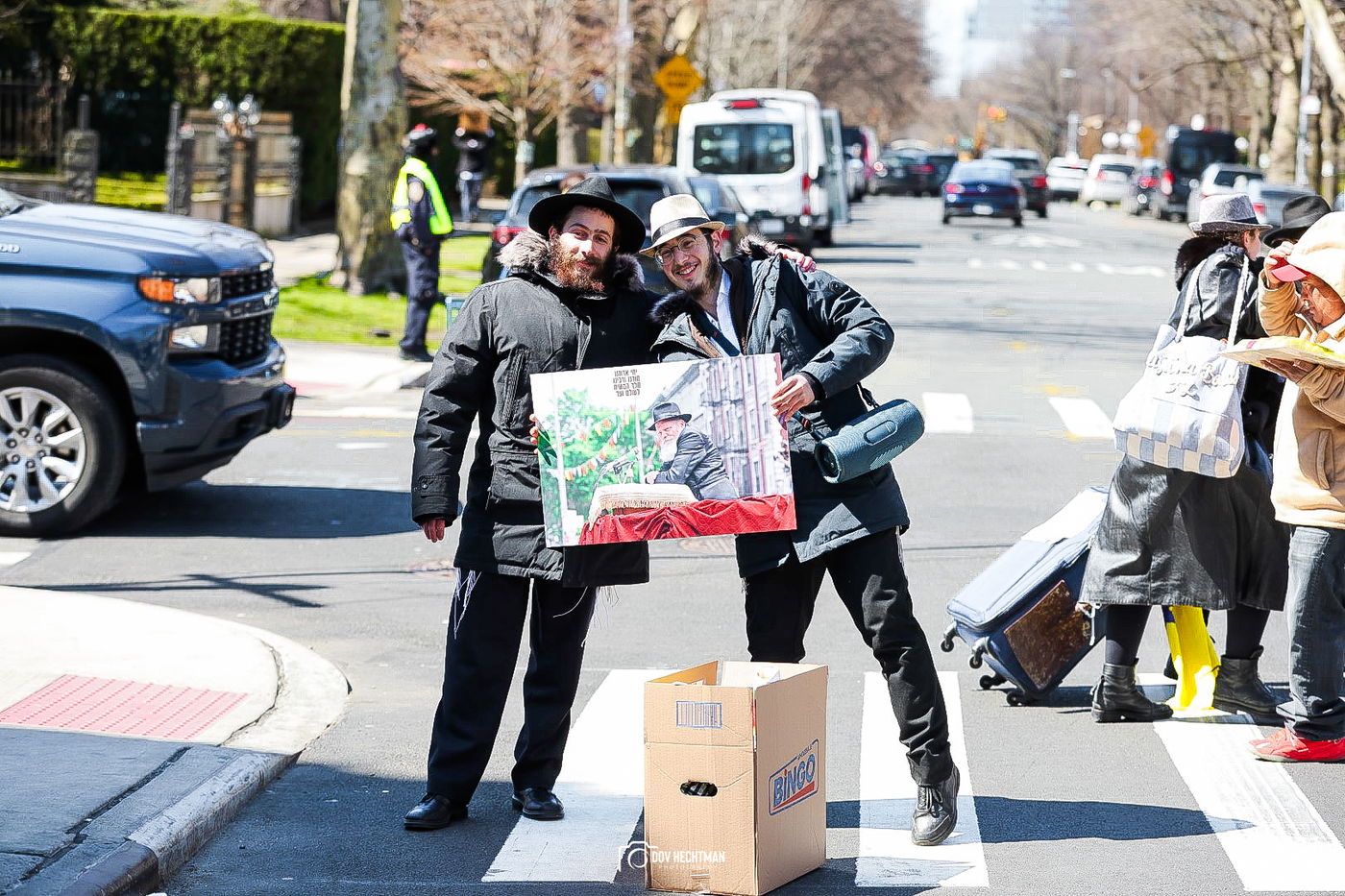פורים בשכונה החב"דית בקראון הייטס
