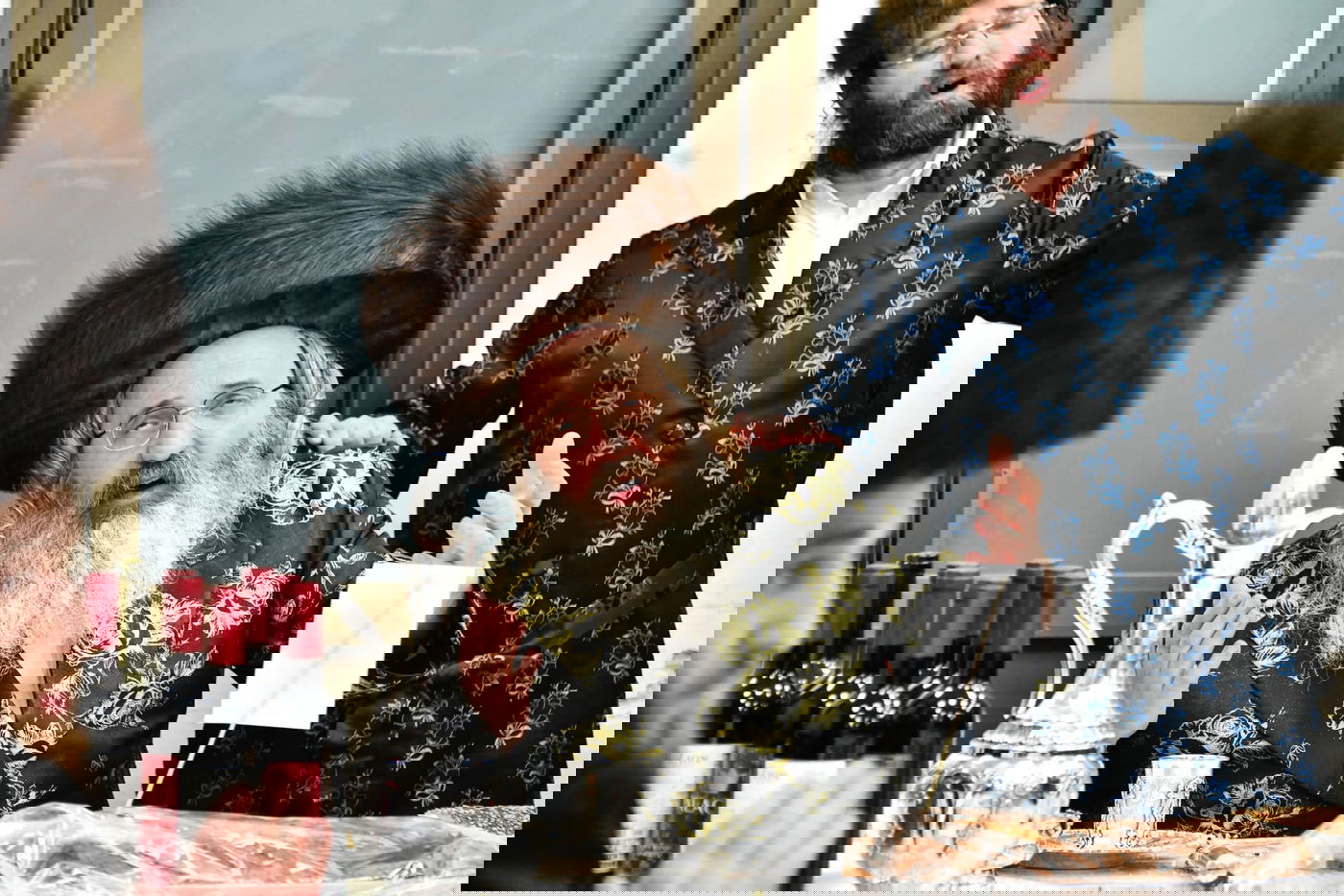 טיש פורים בחצר הקודש זוטשקא אמסנא