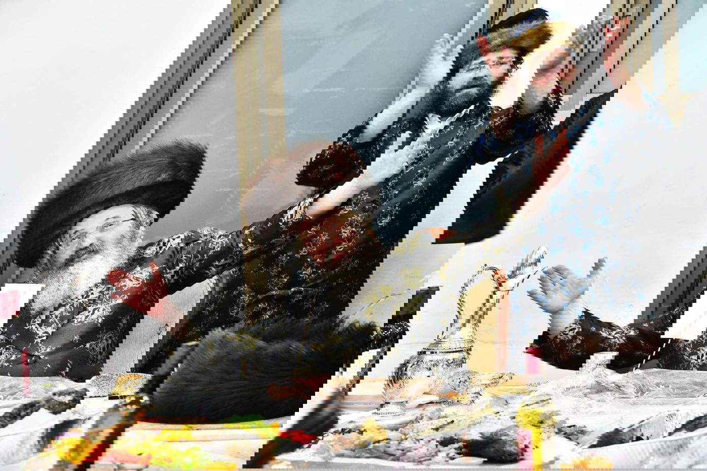 טיש פורים בחצר הקודש זוטשקא אמסנא