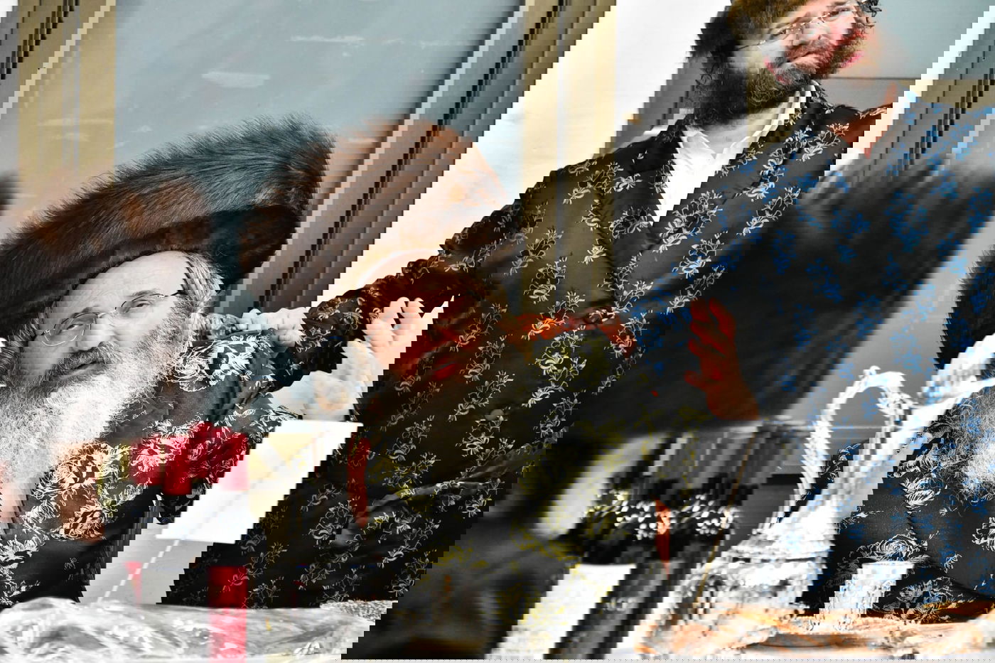 טיש פורים בחצר הקודש זוטשקא אמסנא