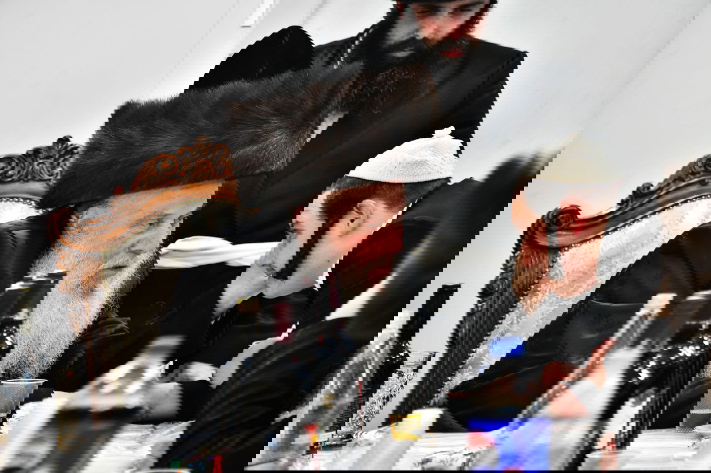 טיש פורים בחצר הקודש וואסלי