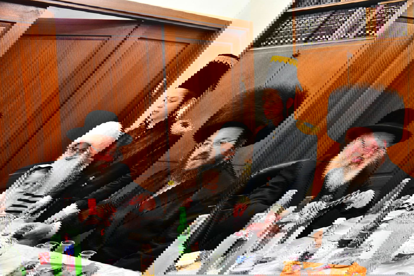 פורים עם הגאון רבי חיים יצחק אייזיק לנדא