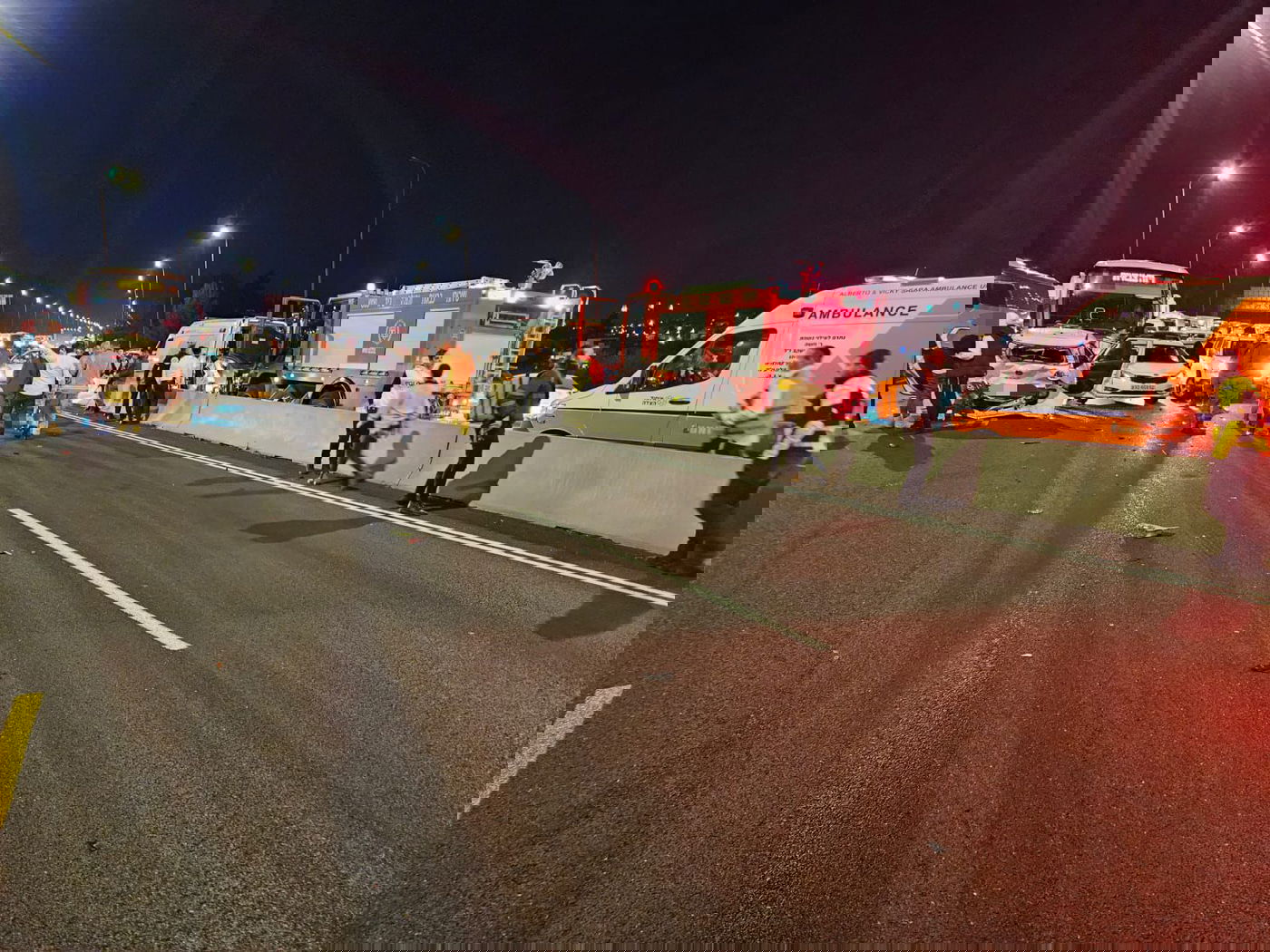 זירת התאונה