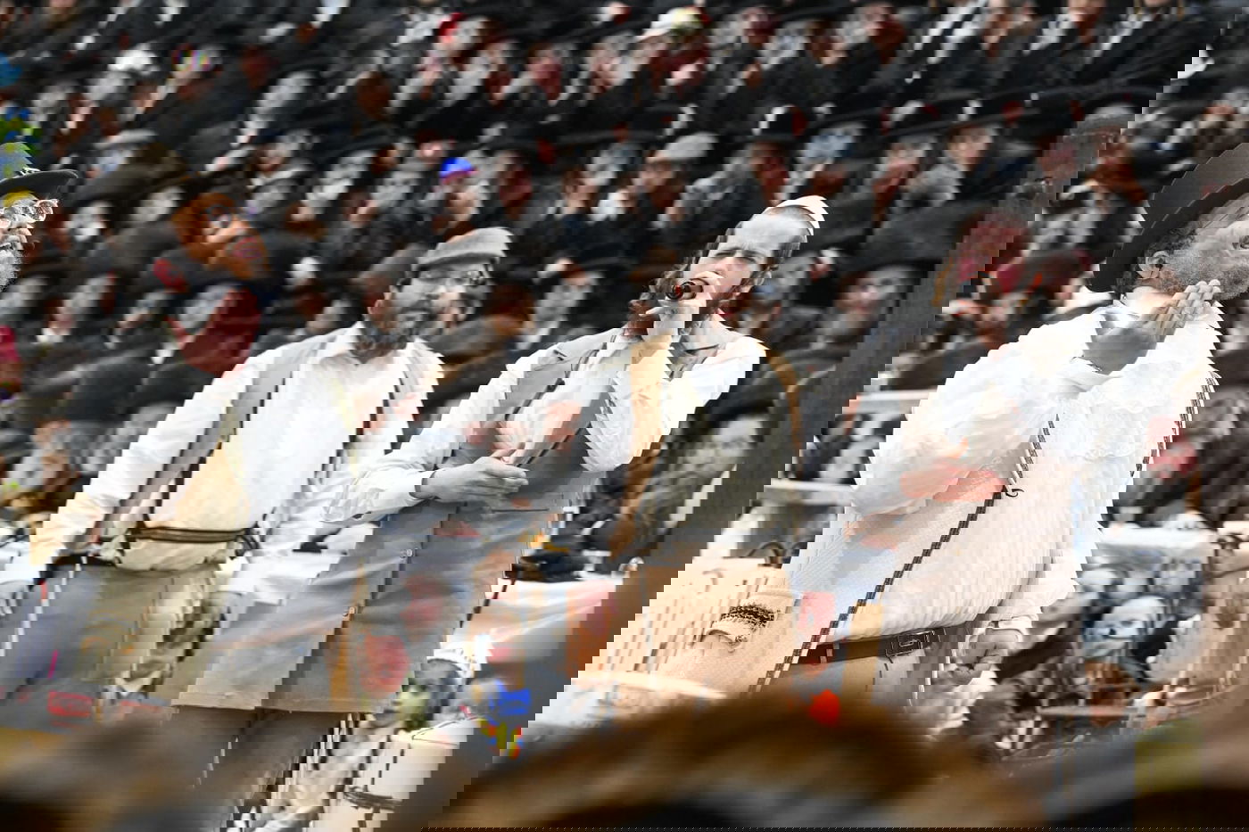 'גילופין טיש': תיעוד מרהיב מפורים בקרית צאנז בנתניה