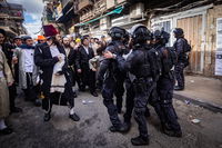 עימותים עם המשטרה פורים בירושלים