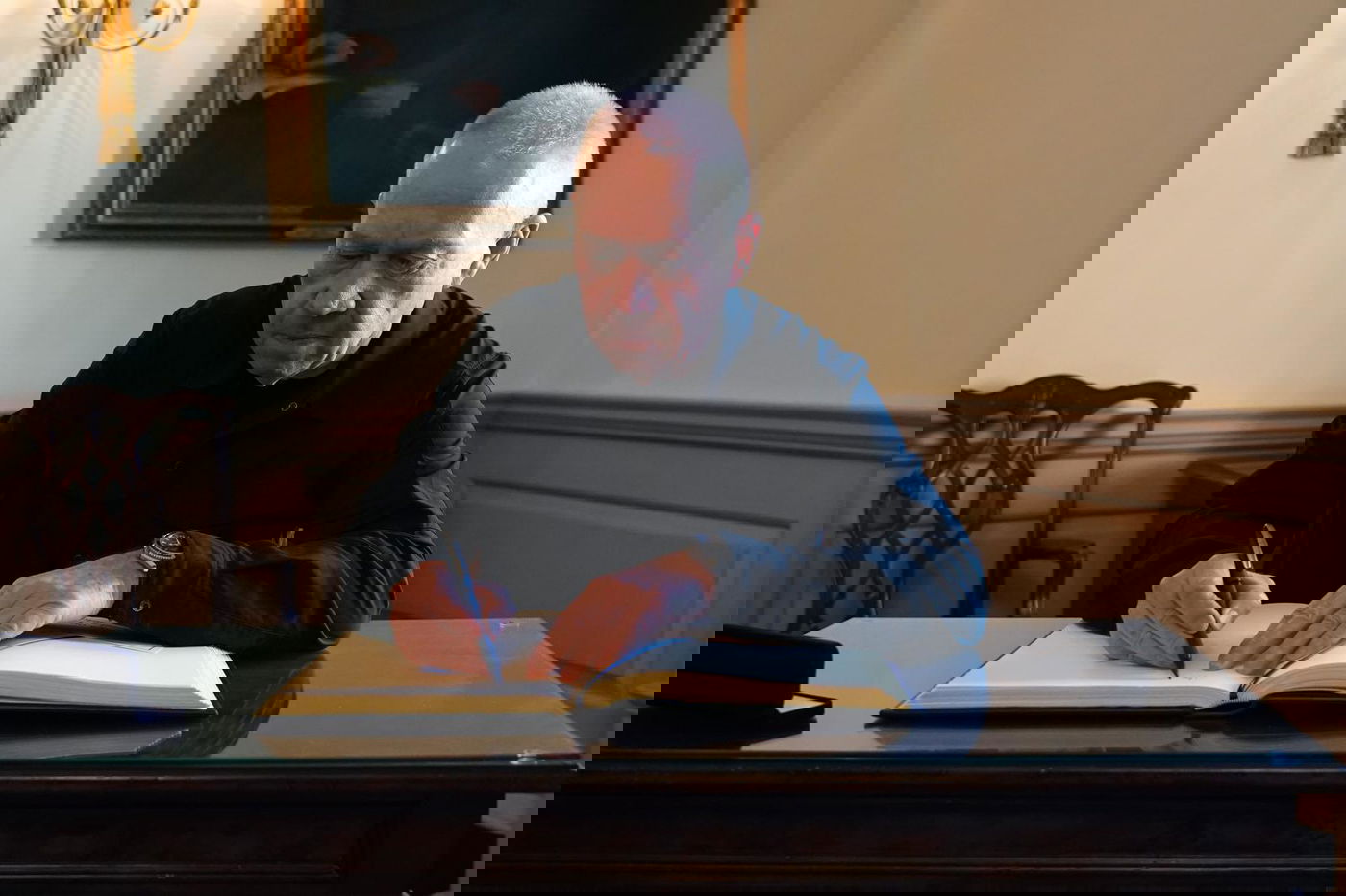 מזכיר המדינה עם שר הביטחון גלנט