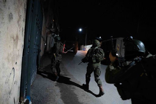 פעילות כוחות צה"ל באזור יהודה ושומרון