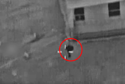 מחבל תצפת על חיילים בעזה, העביר מידע בטלפון וחוסל מהאוויר • תיעוד