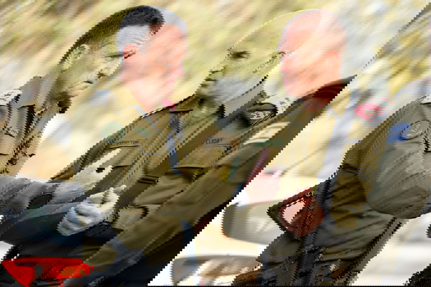 הרמטכל הלוי עם אלוף פיקוד צפון גורדין